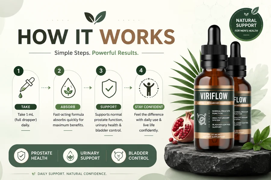 ViriFlow daily wellness routine